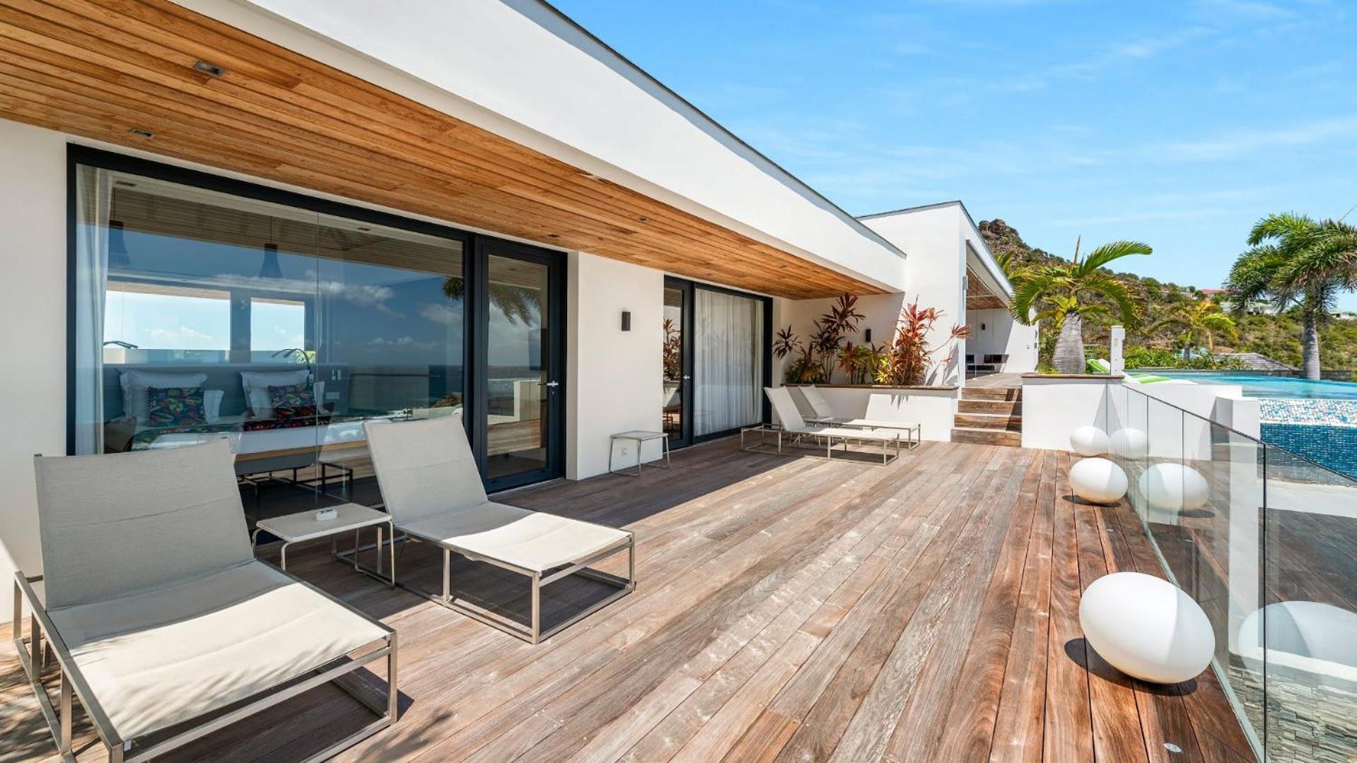 Architecture Jewel Set On A Hillside Villa St. Barthelemy ภายนอก รูปภาพ